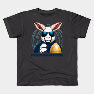 Eggshausted (2) Kids T-Shirt